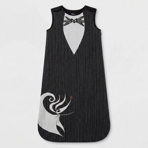 Little Sleepies Disney Jack Skellington Sleepy Bag Sleep Sack Bamboo 18-36 Mo